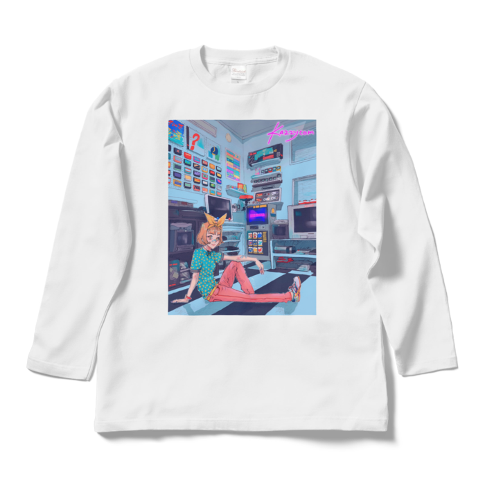 ロングスリーブTシャツ - L - ホワイト