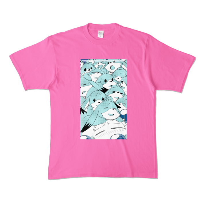 カラーTシャツ - XL - ピンク (濃色)