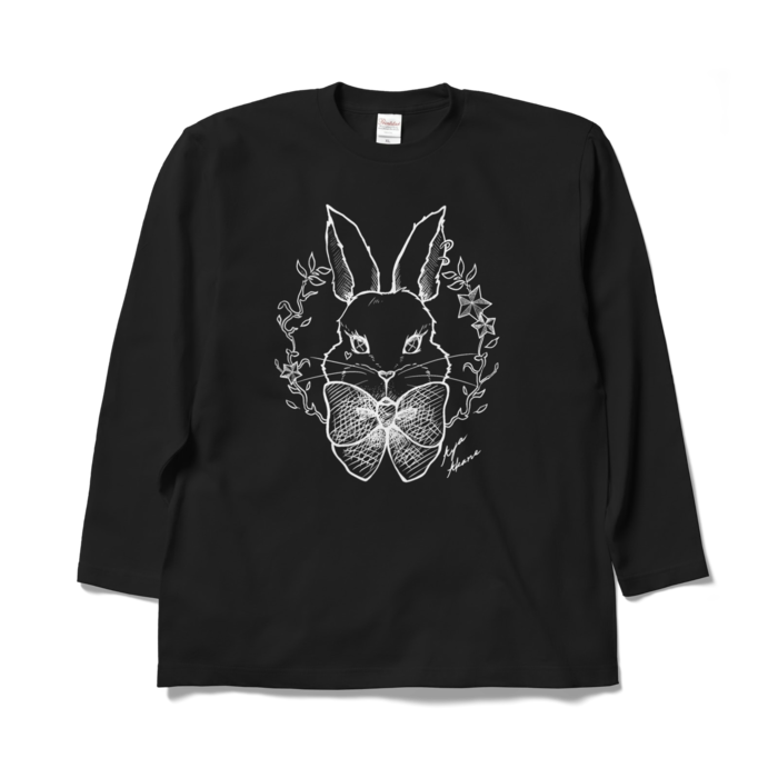 🐰ロングスリーブTシャツ - XL - ブラック