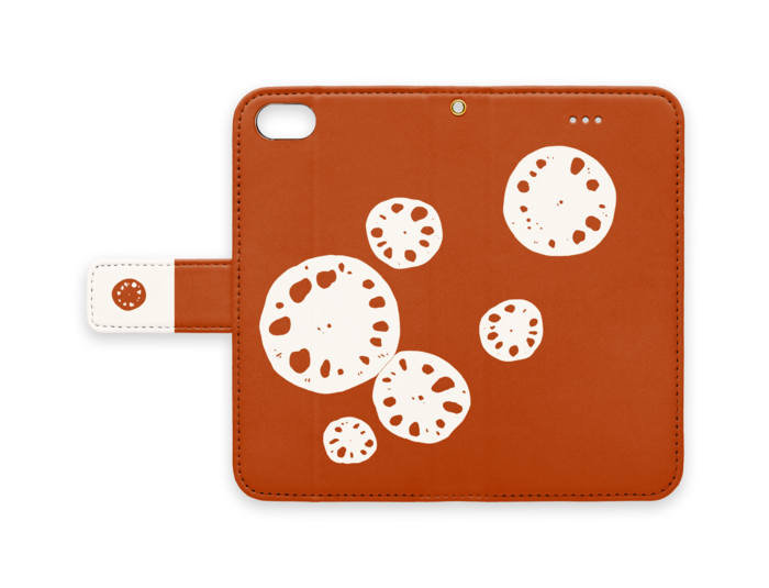 手帳型iPhoneケース - iPhone 8 / 7 - ストラップ穴 あり
