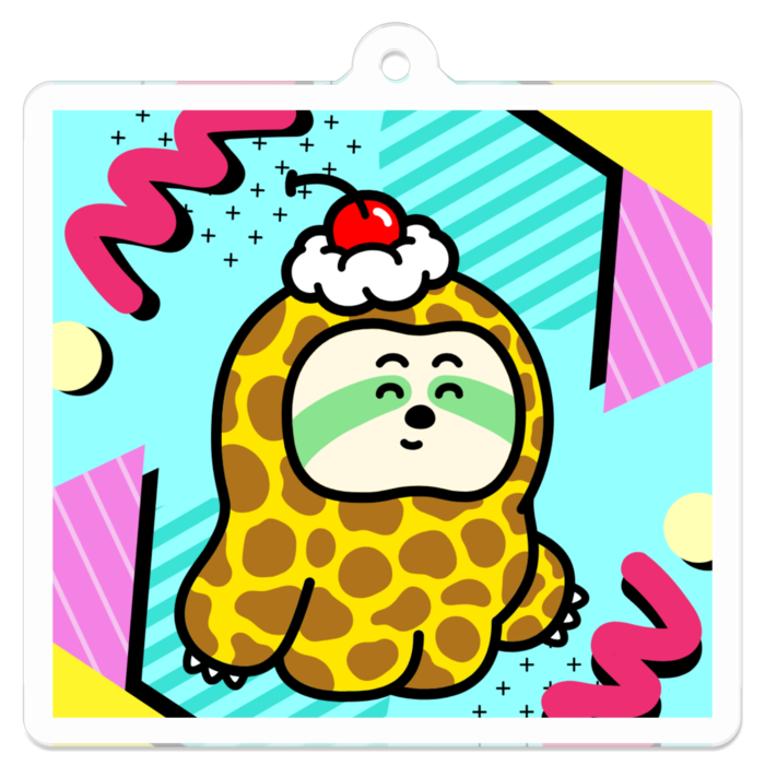 アクリルキーホルダー - 50 x 50 (mm)