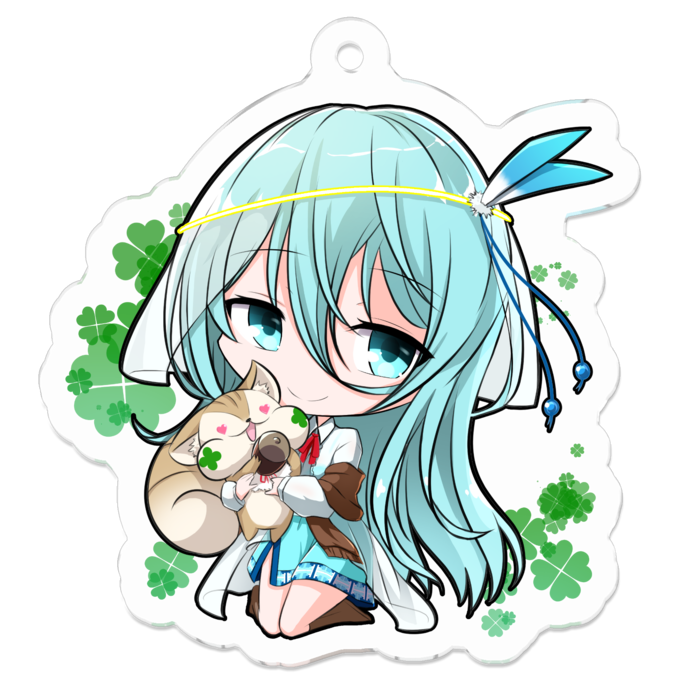 アクリルキーホルダー - 50 x 50 (mm)