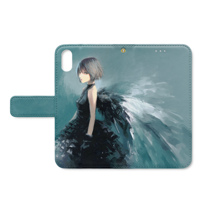 手帳型iPhoneケース - iPhone X - ストラップ穴 あり