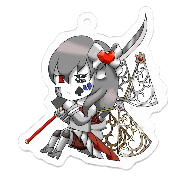 アクリルキーホルダー - 50 x 50 (mm)