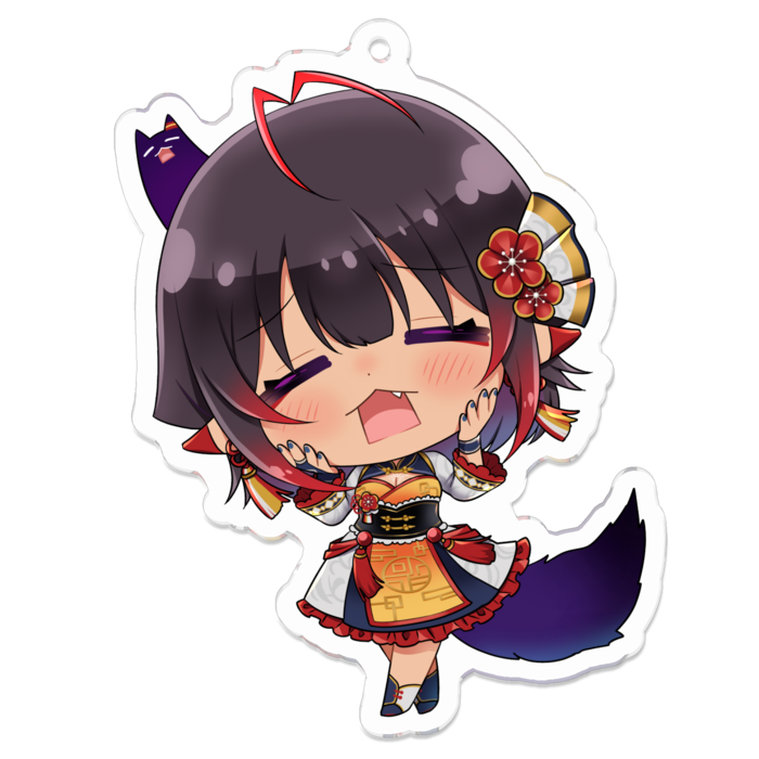 アクリルキーホルダー（コーティング） - 70 x 70 (mm)