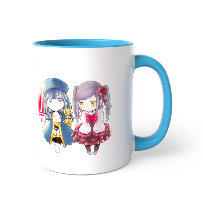 ツートンカラーマグカップ - 直径 8.2cm / 高さ 9.5cm
