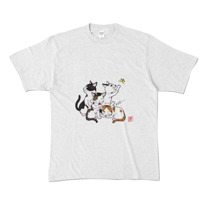 カラーTシャツ - XL - アッシュ (淡色)