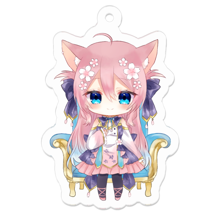 アクリルキーホルダー - 50 x 50 (mm)