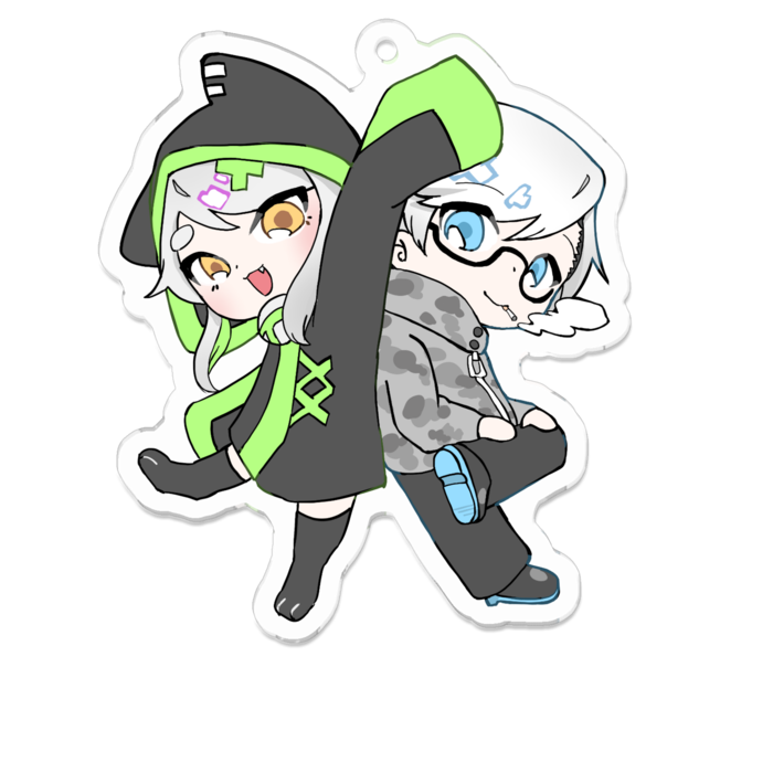 アクリルキーホルダー - 70 x 70 (mm)