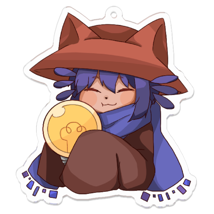 アクリルキーホルダー - 70 x 70 (mm)