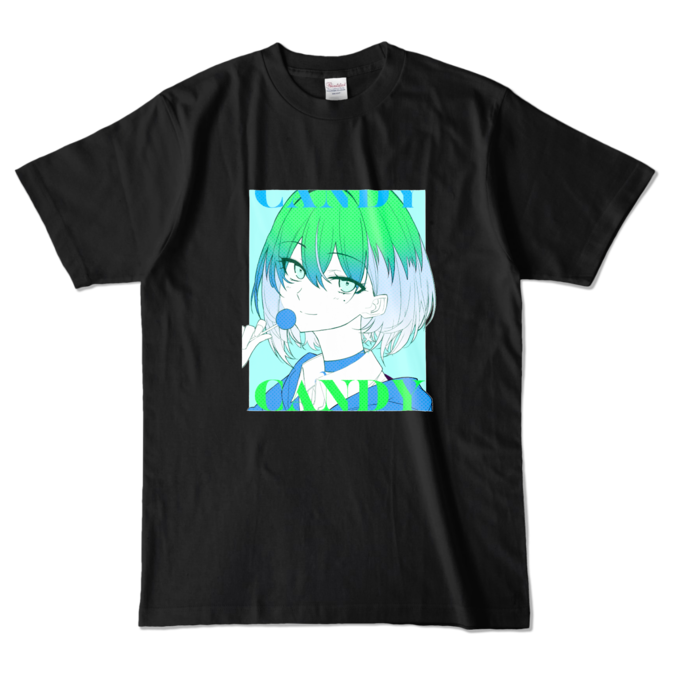 カラーTシャツ - L - ブラック (濃色)
