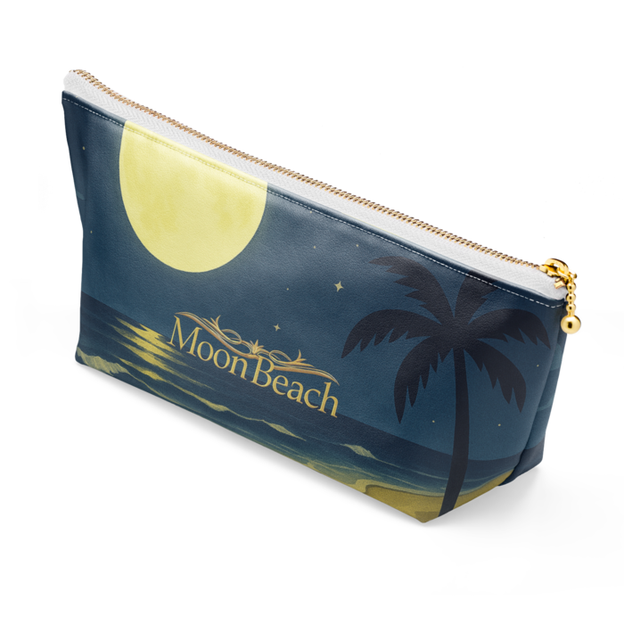 ポーチ - 長さ21.5cm / 高さ10cm - ホワイト