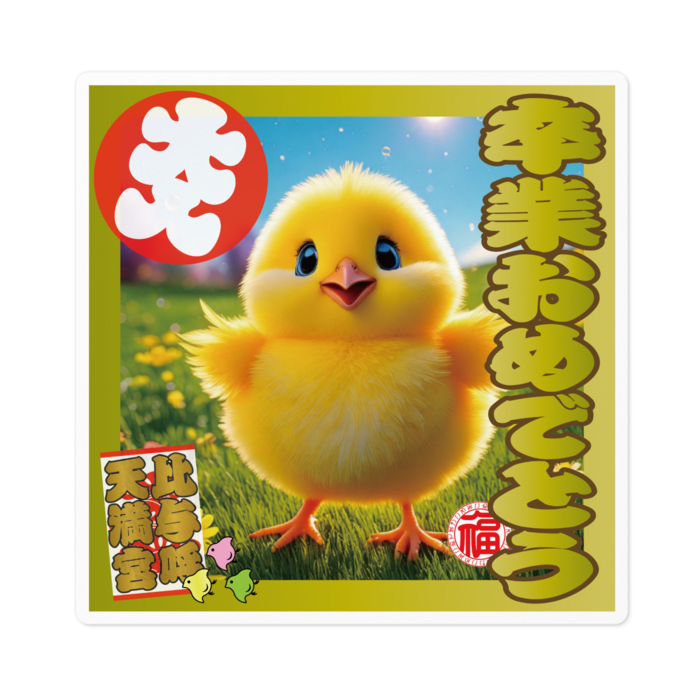 ステッカー - 100 x 100 (mm)