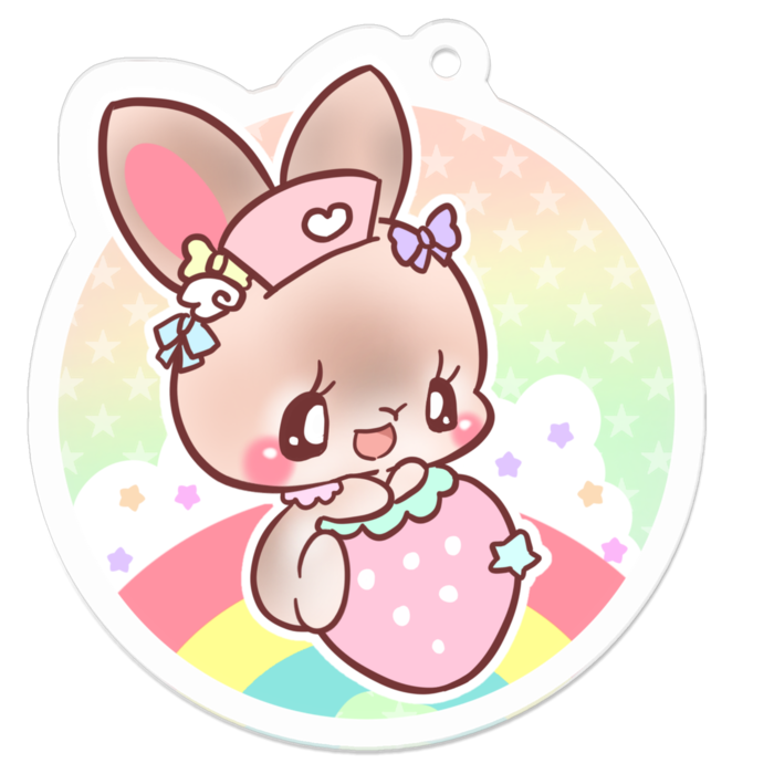 アクリルキーホルダー - 50 x 50 (mm)