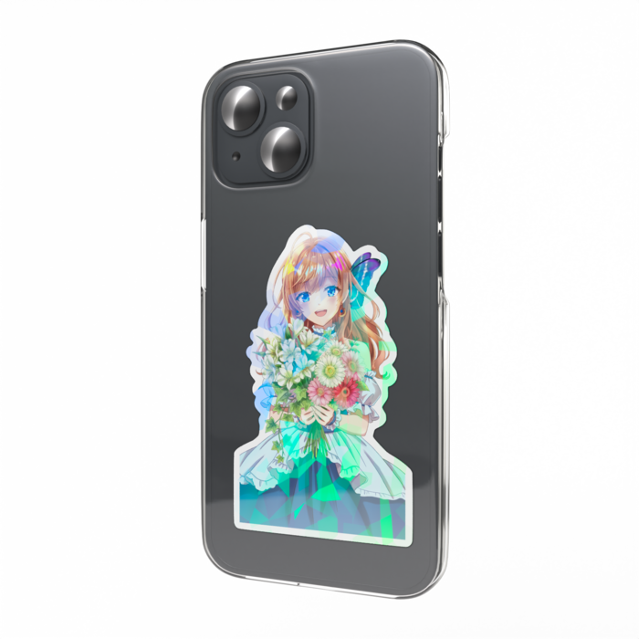 ホログラムスマホステッカー - 縦