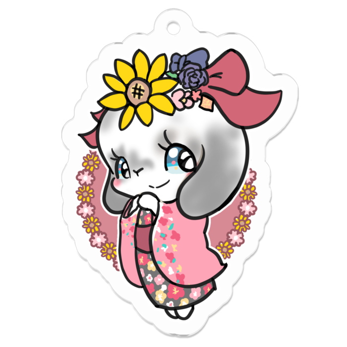 アクリルキーホルダー - 50 x 50 (mm)