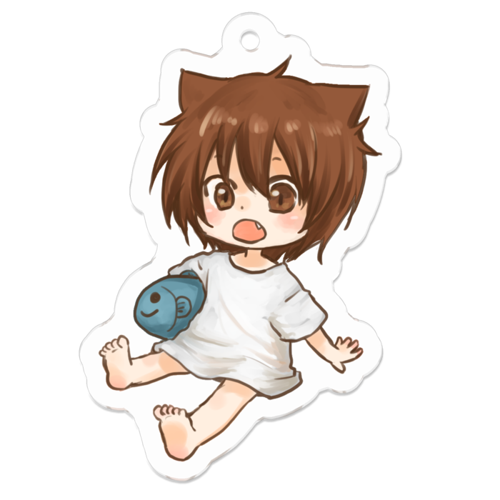 アクリルキーホルダー - 50 x 50 (mm)