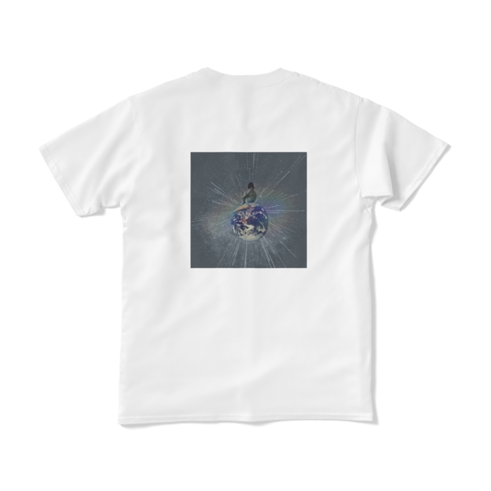 Tシャツ（短納期） - S - ホワイト(背面)