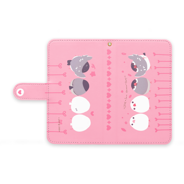 手帳型Androidケース - M - ストラップ穴 あり