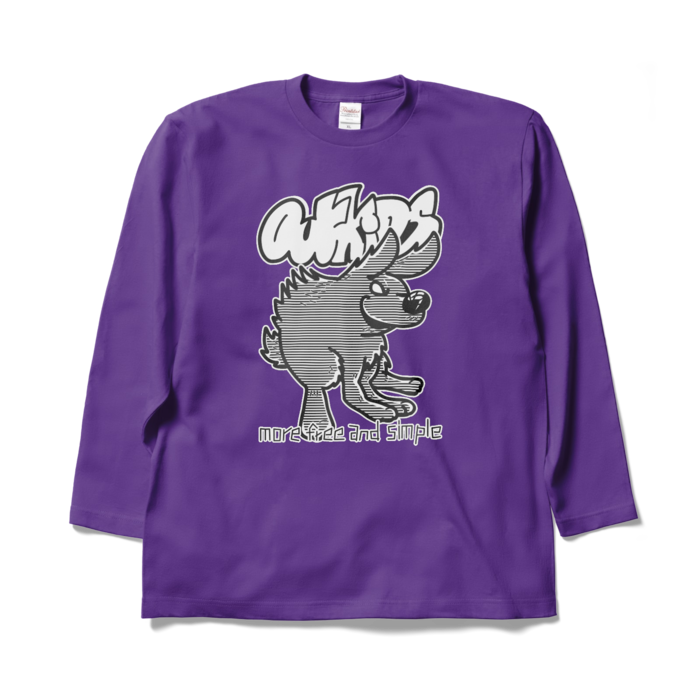 ロングスリーブTシャツ - XL - パープル