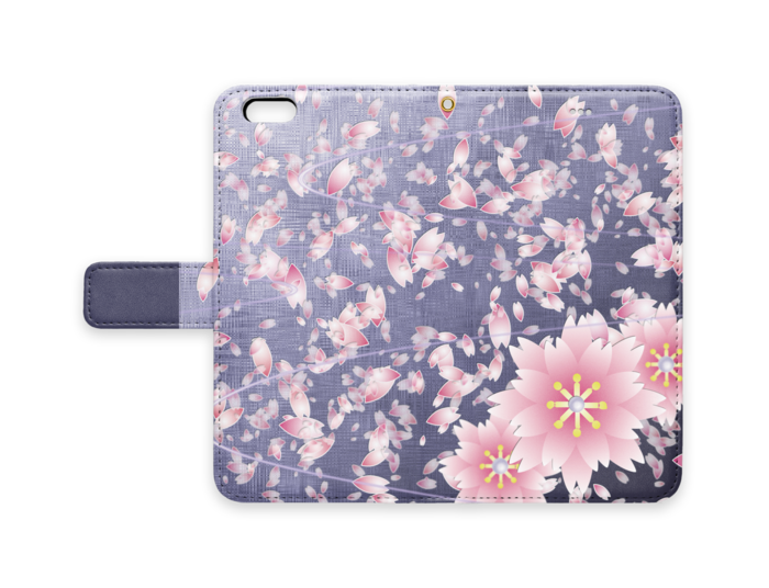 手帳型iPhoneケース - iPhone 6 Plus / 6s Plus - ストラップ穴 あり