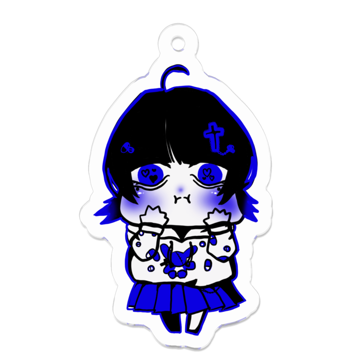 青病みほっぺちゃん - 50 x 50 (mm)