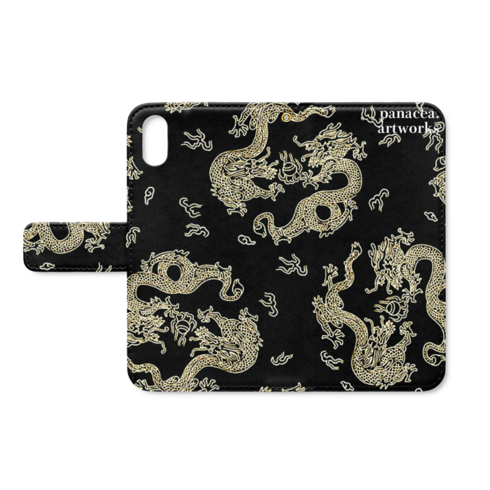 手帳型iPhoneケース - iPhone XS / X - ストラップ穴 あり