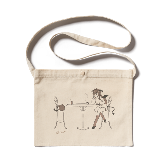 サコッシュ - 300 x 230 (mm)　- ナチュラル