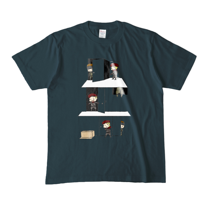 カラーTシャツ(濃色) - M - デニム