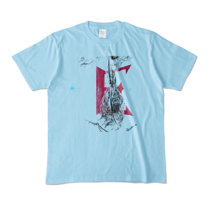 カラーTシャツ - M - ライトブルー (淡色)