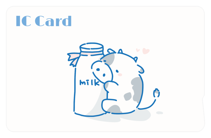 ICカードステッカー - 約85.7x53.9(mm)