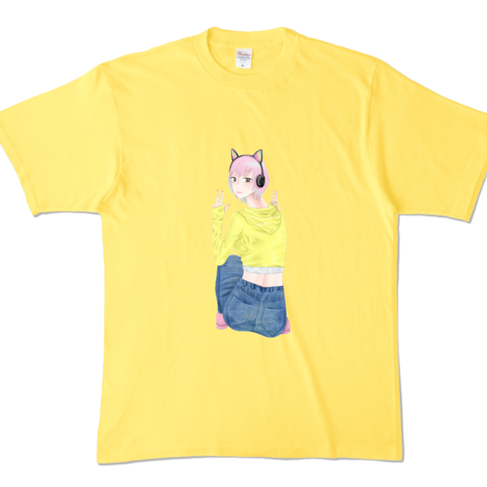 カラーTシャツ - XL - イエロー (濃色)