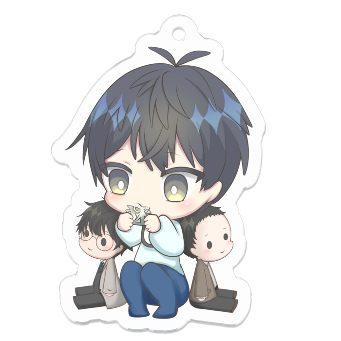 アクリルキーホルダー - 50 x 50 (mm)