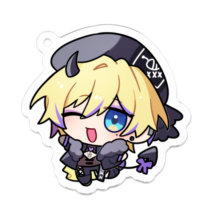 アクリルキーホルダー - 50 x 50 (mm)