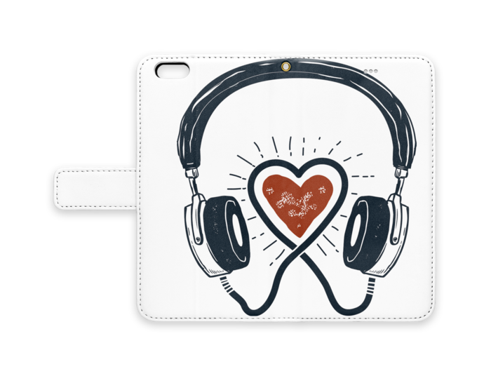 手帳型iPhoneケース - iPhone 6 Plus / 6s Plus - ストラップ穴 あり