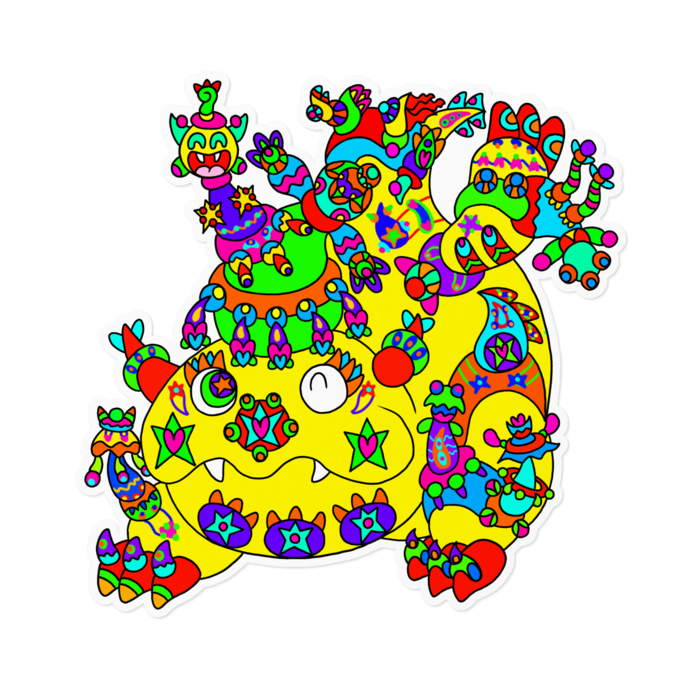 ステッカー - 160 x 160 (mm)