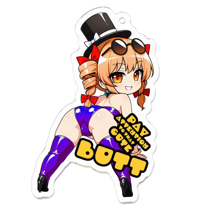 アクリルキーホルダー - 70 x 70 (mm)