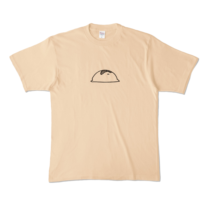 ゆるオムライスTシャツ - XL - ナチュラル (淡色)