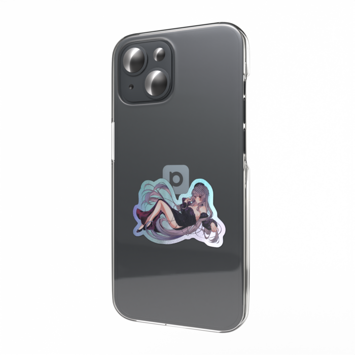 オーロラスマホステッカー - 縦