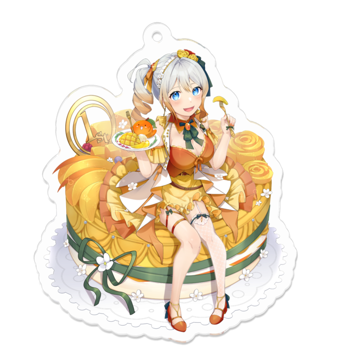 アクリルキーホルダー - 70 x 70 (mm)