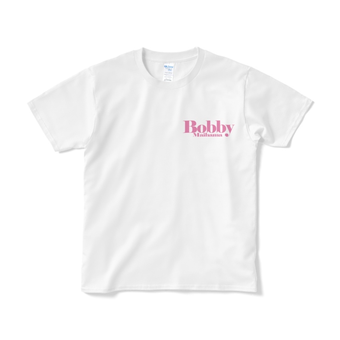 BobbyのTシャツ（ワンポイントロゴ・ピーチ） - S