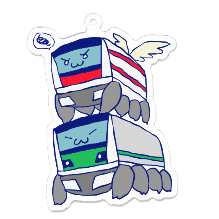 アクリルキーホルダー - 70 x 70 (mm)