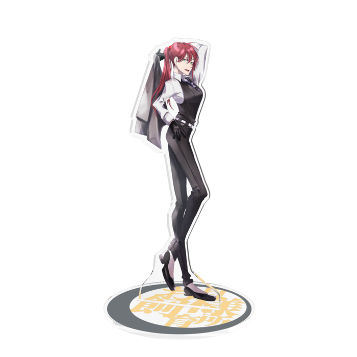 【赤】アクリルフィギュア - 160x160mm(1)