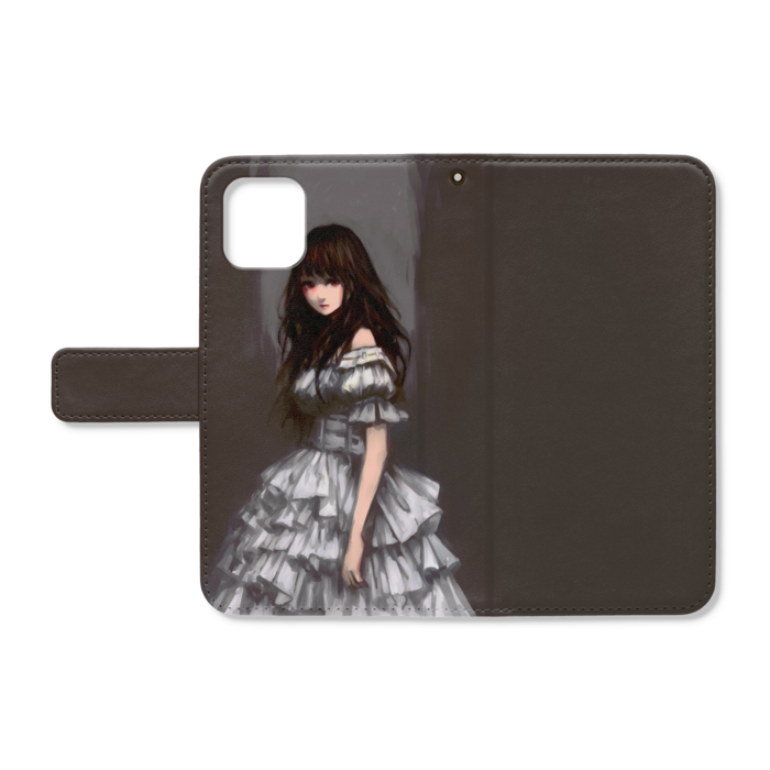 手帳型iPhoneケース - iPhone11 - ストラップ穴 あり