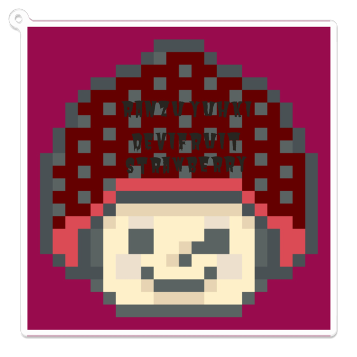 アクリルキーホルダー - 100 x 100 (mm)