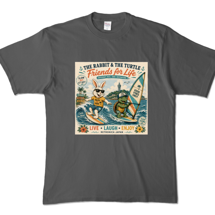 カラーTシャツ - XL - チャコール (濃色)