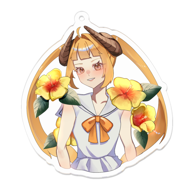 アクリルキーホルダー - 70 x 70 (mm)