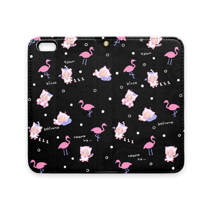 ブラック - iPhone 6 / 6s - ストラップ穴 あり