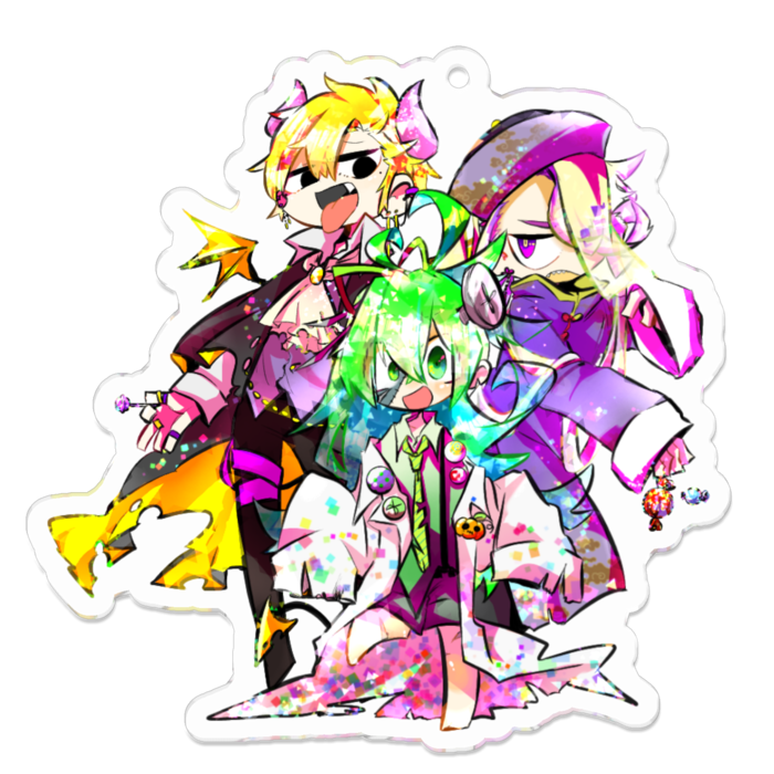 アクリルキーホルダー - 70 x 70 (mm)