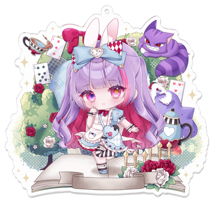 アクリルキーホルダー - 100 x 100 (mm)